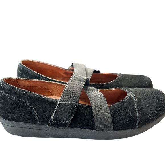 Vionic Shelby Comfort Shoe Size 9.5 Black Suede Leather Mary Janes orthopedic - Picture 6 of 11